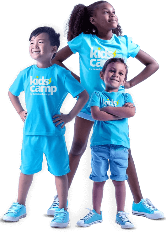 a group of 3 kids posing together